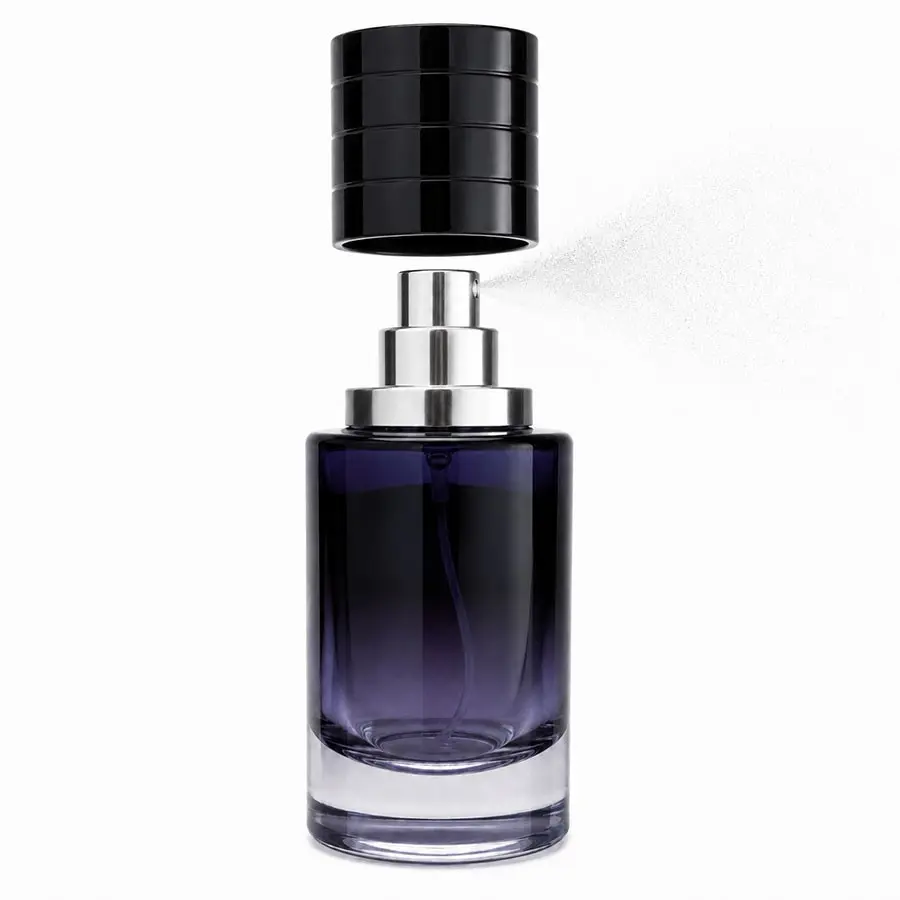 30ML Refillable Perfume Spray Bottle, Portable Travel Perfume Sprayer, Fine Mist Perfume Dispenser with Cap, Compact Cologne Bottle for Men and Women
