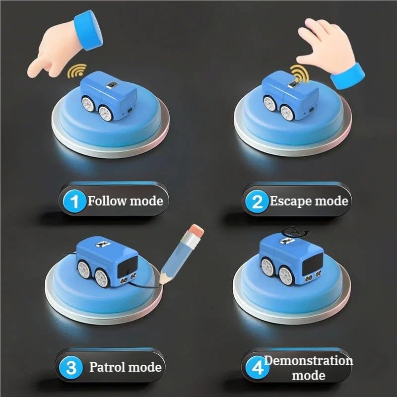 Magic Mini Bus, Gesture Tracking Sensor-Interactive Motion-Response Device |   Plug-and-play, Endless Fun-Perfect Party Gift