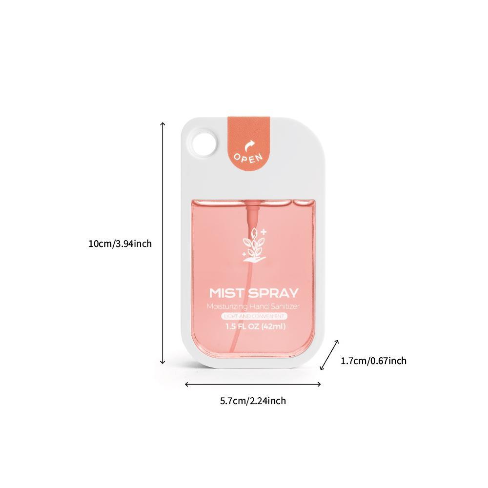 Portable Moisturizing Hand Sanitizer Spray, 1/3/6 Counts Mini Travel Size Hand Sanitizer Spray, Hand Wash Spray for Women & Girls, Travel Essentials