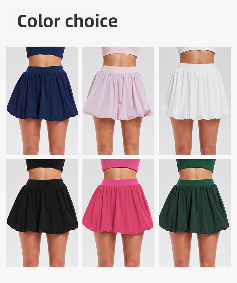 Flowy Bubble Skirt for Women High Waist Cute A-Line Mini Skirt Y2K Casual Party Skort