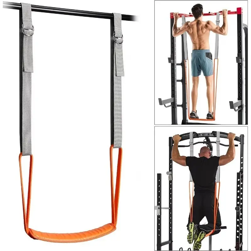 Adjustable Pull-Up Assistance Bands, Heavy-Duty Chin-Up Assist Straps with Foot Support, Resistance Bands for Beginners to Advanced Athletes, Gym & Home Workouts, Pullup Assist Band