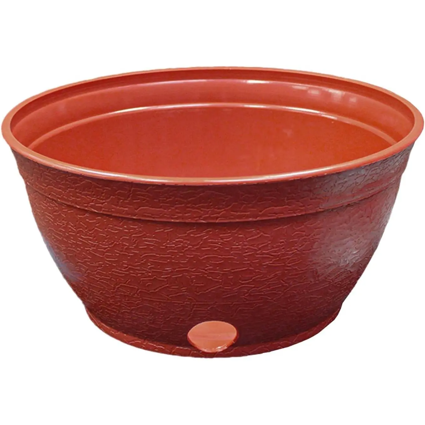 Expandable Hose Hider – Expandable Hose Storage Pot – Rustic Terra Cotta
