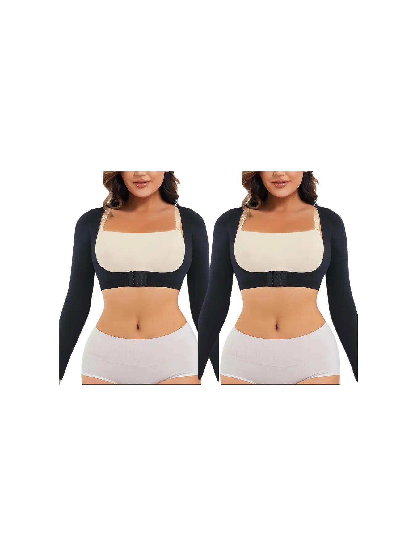 Women's Solid U-shaped Push Up  Shapewear Crop Top, Breathable Comfortable Shaper, Tummy Control Shapewear for Daily Wear, Shapewear Abdominal, Firm Tummy Control, Abdomen Shapewear