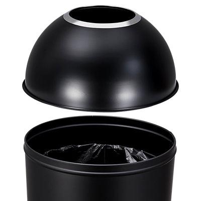 GARVEE Commercial Grade 17 Gallon Brushed Stainless Steel Open Top Trash Can for Home, Office, Restaurant, Kitchen, and Restroom Use - Durable Waste Bin Design for Efficient Waste Management