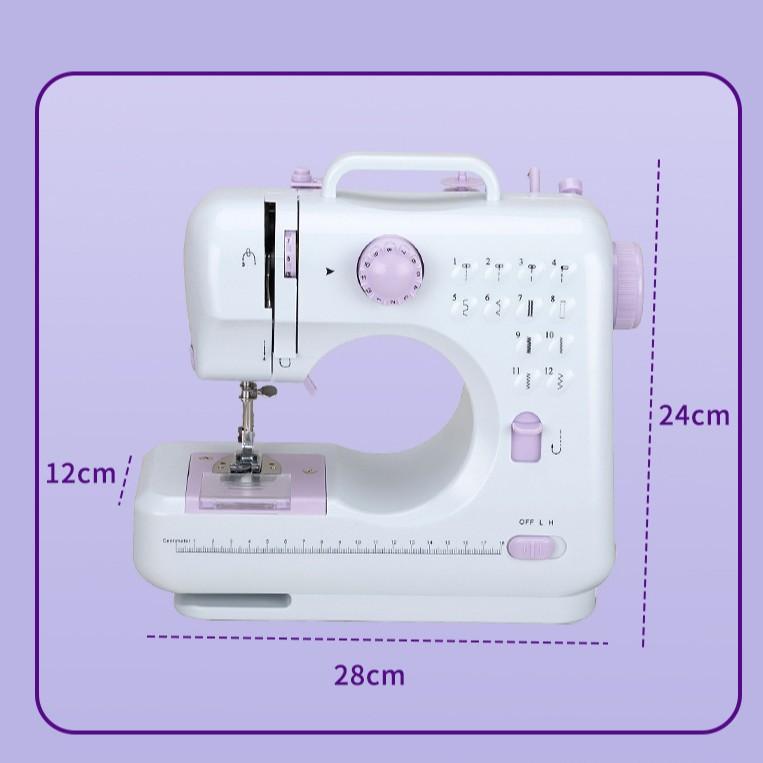 Upgraded 505A Electric Sewing Machine for Home Vintage Mini Multifunctional Overlock Capable Sewing Thick Fabrics Miniature