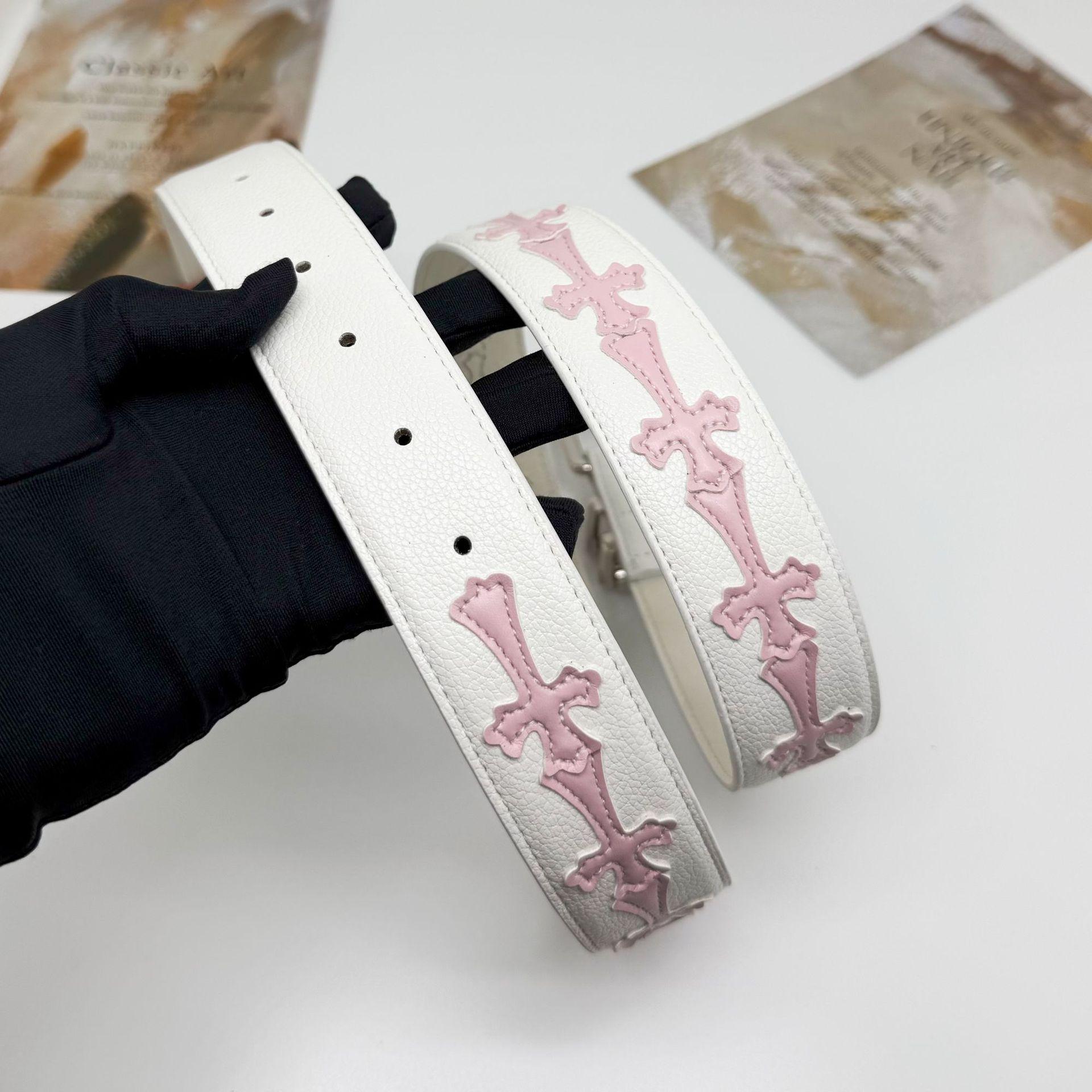 Punk Ste Cross PU Leather Belt| Lychee Pattern Colorful Design Unisex| Daily Outing Party Outfit Essential| Vine Roller Buckle Unique Trendy Punk Ste Cross PU Leather Belt| Lychee Pattern Colorful Design Unisex| Daily Outing Party Outfit Essential| Vine Roller Buckle Unique Trendy