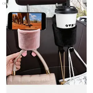 Multi-Functional Hanging Car Seat Organizer with Cup Slots, Stable Backseat Storage Box That Eliminates Clutter for Long Distance Trips,necklace,gift,set