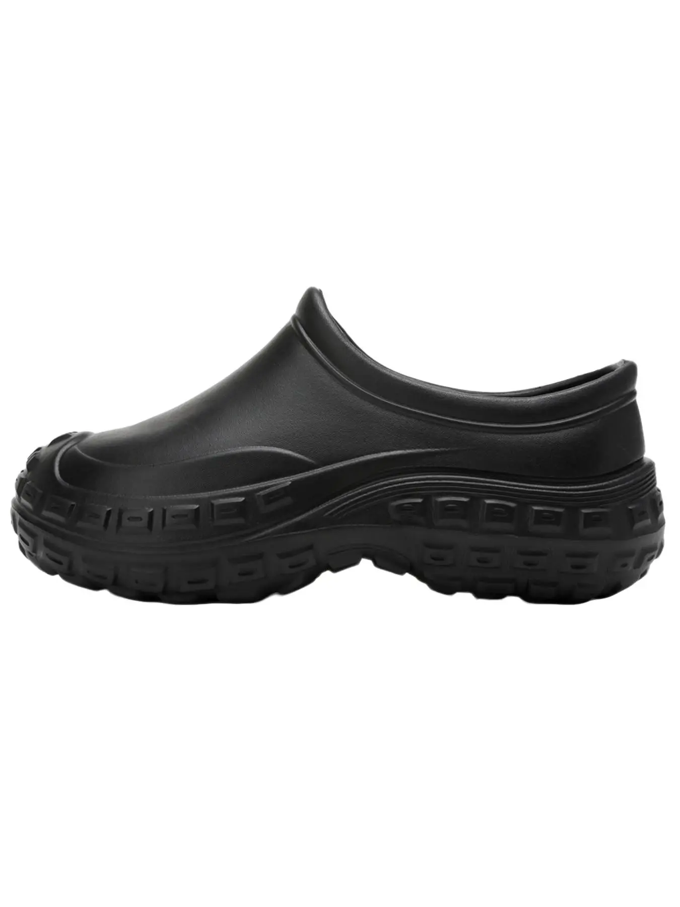Unisex Summer Sport Sandals, Thick Sole Anti-Slip Breathable Closed-Toe Slippers, Waterproof Work Shoes, Outdoor Beach Footwear