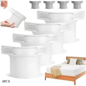4pc Bed Sheet Holder Strips - Secure Fit for Mattress, No More Slipping or Wrinkles - Adjustable Elastic Straps with Strong Grip for All Bed Sizes - Sheet Grippers Straps
