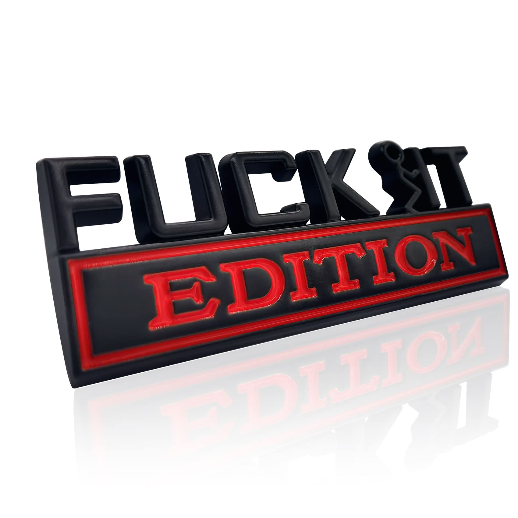 It Edition 3D Car Exterior Emblem Badge Sticker Decal - 3.46x0.9" Edgy Stickers, Long Wearing Body Decor, Fender/Truck Replacement Car Decoration Accessory Fit For All Vehicles
