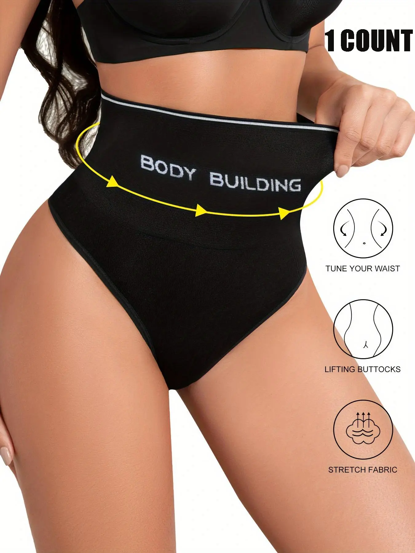 Women's Letter Print High Waist Shapewear Panty, Seamless Firm Tummy Control High Stretch Shaper Shapewear for Daily Wear, Women Shapewear, Tummy Tuck Shapewear, Highwaist Girdle, High Waisted Shapewear Body Shapewear Faja, Shapewear Daily Use