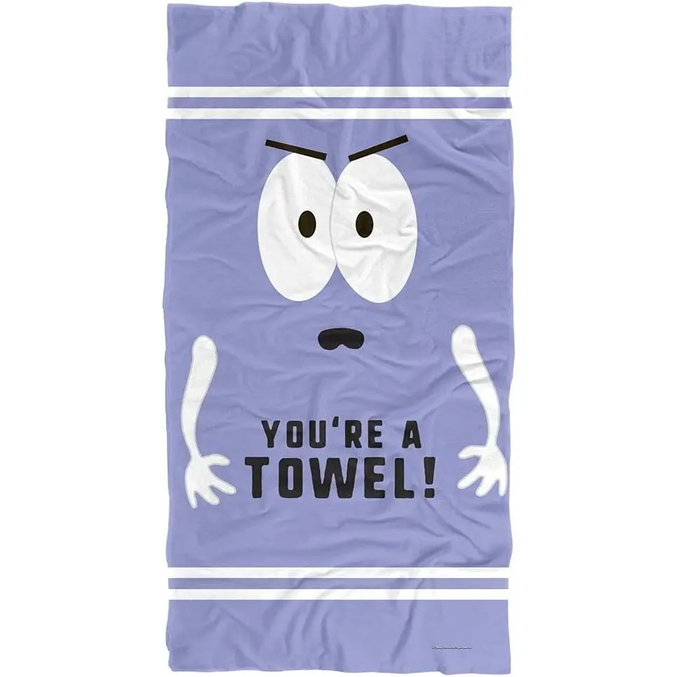 South Park Towelie You're A Towel Officially Licensed Beach Towel 30" X 60"