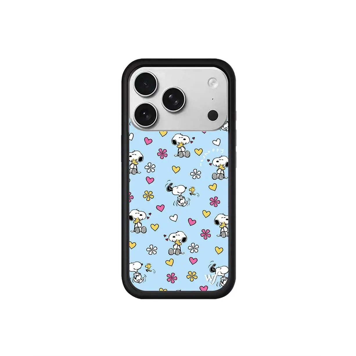 Wildflower ins Gabbriette Phone Case for iPhone 17 16 15 14 13 12 Pro Max WF Star Fashion Black Pattern shockproof Back Cover