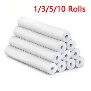 A4 Thermal Printing Paper Roll, 1/3/5/10 Rolls Fast Drying Continuous Sheets for Home and Office Use, Versatile Solution for Assignments and Contracts, Stationery Supplies