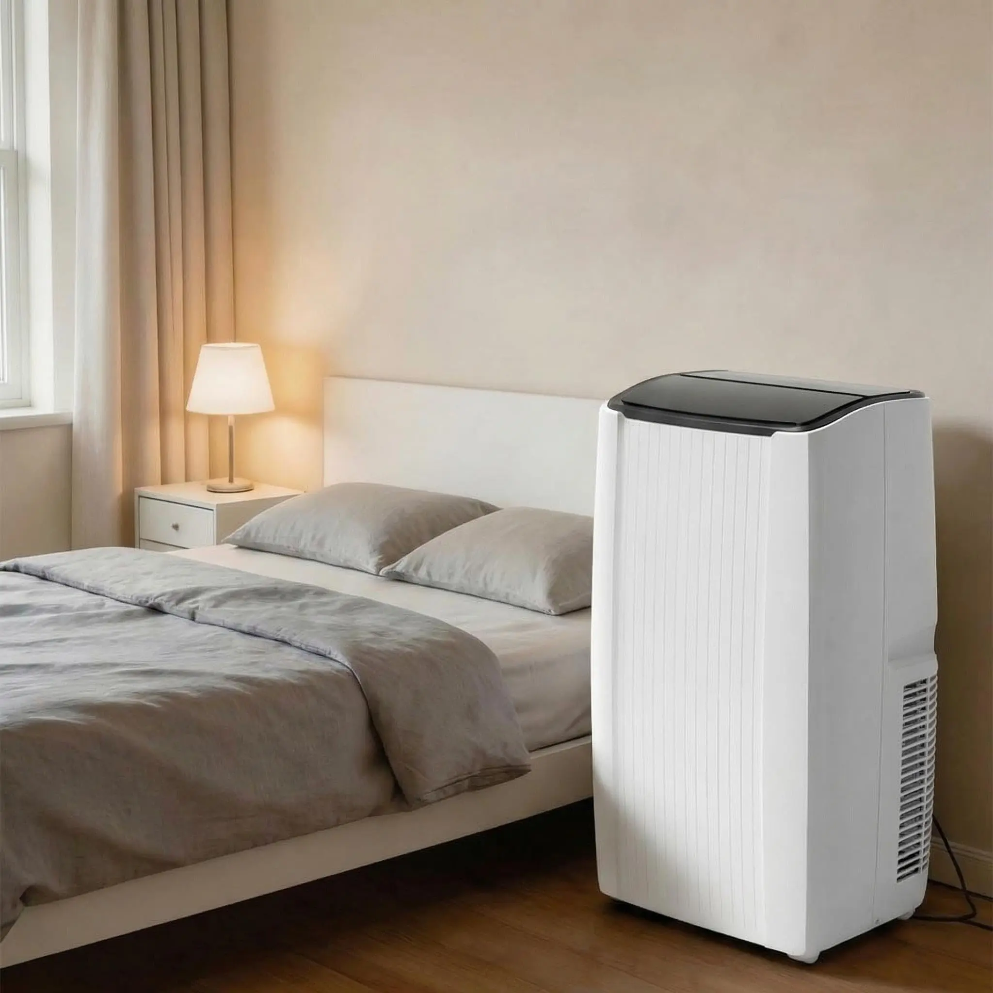 Garvee Portable Air Conditioner, 8000 BTU 5-in-1 Portable AC Unit, Cool Fan & Dry Remote Control Up to 350 Sq ft LED Display