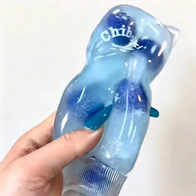 Fruit-Filled Maltose Toothpaste Squishy Stress Relief Toy, Soft Slow-Rising Deformable Decompression Squeeze Fidget Sensory Toy