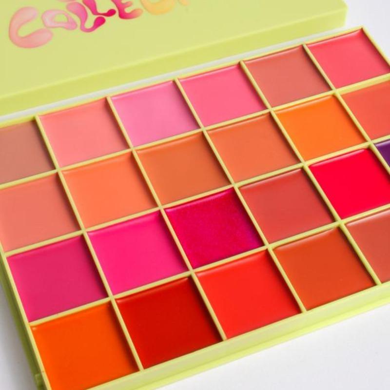 [Made by Mitchell] Curve Case Collective XL - 24-Shade All-in-One Cream Blush Palette for Sculpted & Glowy Cheeks from Soft to Neon Looks