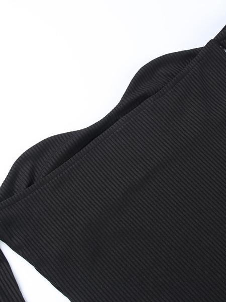 Women's Off Shoulder Backless Ribbed Bodycon Dress for Party Dating, Christmas New Years 2024 Trend Elegant Dresses for Fall & Winter