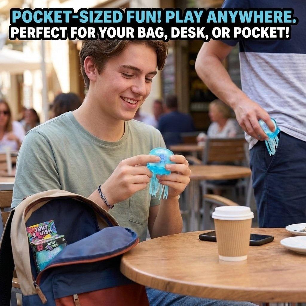 3pcs Squeeze Stress Ball & Ice Squeeze Cube, Sensory Fidget Toys for Anxiety and Stress Relief