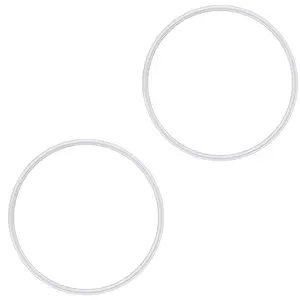 Rubber Gasket Replacement Ring Seal White O Ring Compatible with Magic Bullet MB-1001 Blenders 250W Gasket for Replacement Parts Seal Ring Cups Lids (2/Pack)