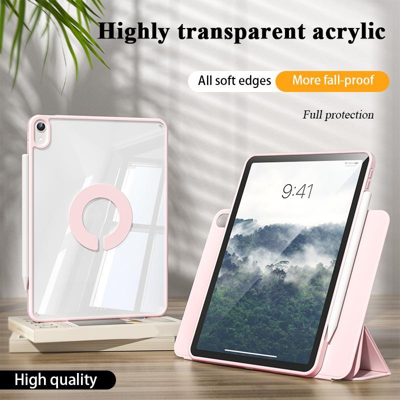 KENKE Magnetic iPad Case, Multifunctional Tablet Protective Cover, Detachable Transparent Tablet Case, Tablet & Computer Accessories for iPad 10th Pro 13inch Pro 11inch