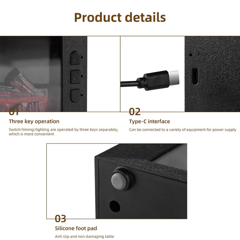 Mini Flame Essential Oil Diffuser Aromatherapy Machine Air Humidifier for Home Relaxation & Anxiety Relief USBCapacity 300ml with LED Lights & Advanced Ultrasonic Technology Eco-Friendly PP Material mist