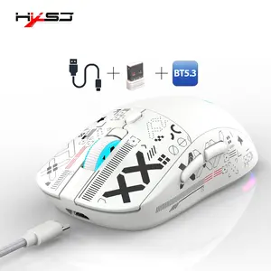 New T90 Triple-Mode Wireless Mouse, RGB Lighting, 650mah Large Battery, Ergonomic Design, Suitable for Gaming and Office Use, Gaming Accessories