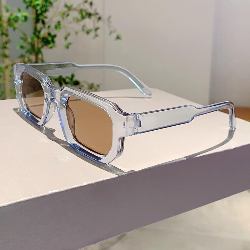 6 - Pack Vintage Rectangle Frame Sunglasses for Men & Women – Retro Fashion Sun Glasses with UV400 Protection, Luxury Design Eyewear