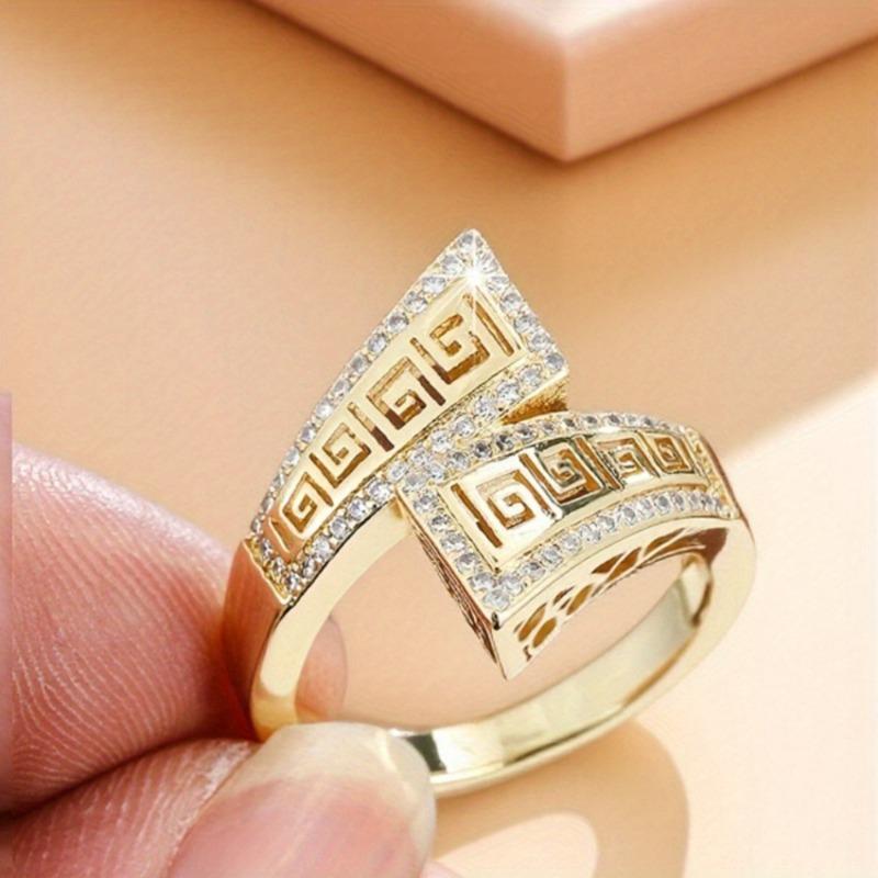 Elegant Floral Cross Birthstone Ring High-Quality Women's Jewelry for Brides Anniversary Engagement Wedding