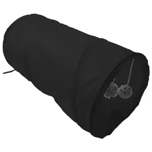 Automatic Opening Cat Kitten Tunnel With Bell & Rolling Ball, Portable Pet Playpen, Pet Furniture For Indoor Outdoor Use