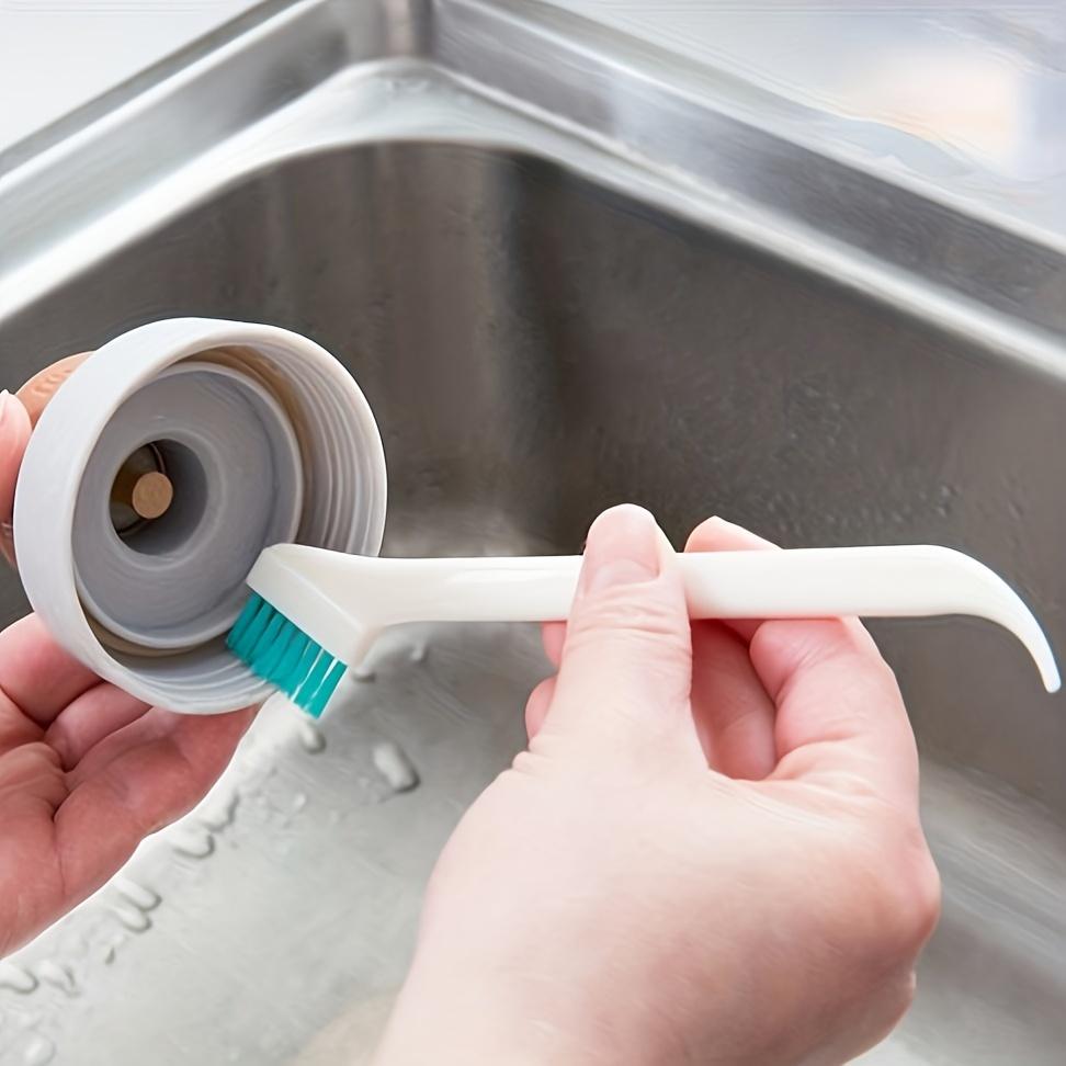 Kitchen Cleaning Brush Set, 2 Counts/set Multifunctional Kitchen Seam Cleaning Brush, Manual Versatile Cleaning Tool for Home Kitchen Bathroom