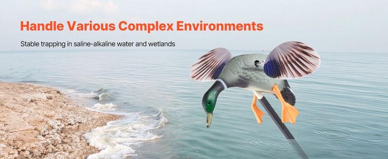 VEVOR Spinning Wing Motion Duck Decoy Outdoor Realistic Teal Decoys for Hunting 1-Pack