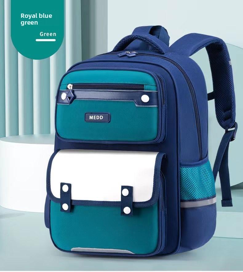 2026 New Model Elementary School Backpack for Grades One to Six, Lightweight, Pressure-Reducing, Durable, Multi-Layered, Breathable Children's Backpack