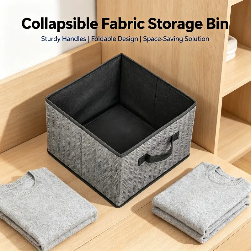 Lidless Non-woven Fabric Drawer Storage Box, Organize messy clothes & sundries for easy access, lightweight soft cloth material, divided drawer design, open top for clear viewing, suitable for desk & wardrobe to store small items
