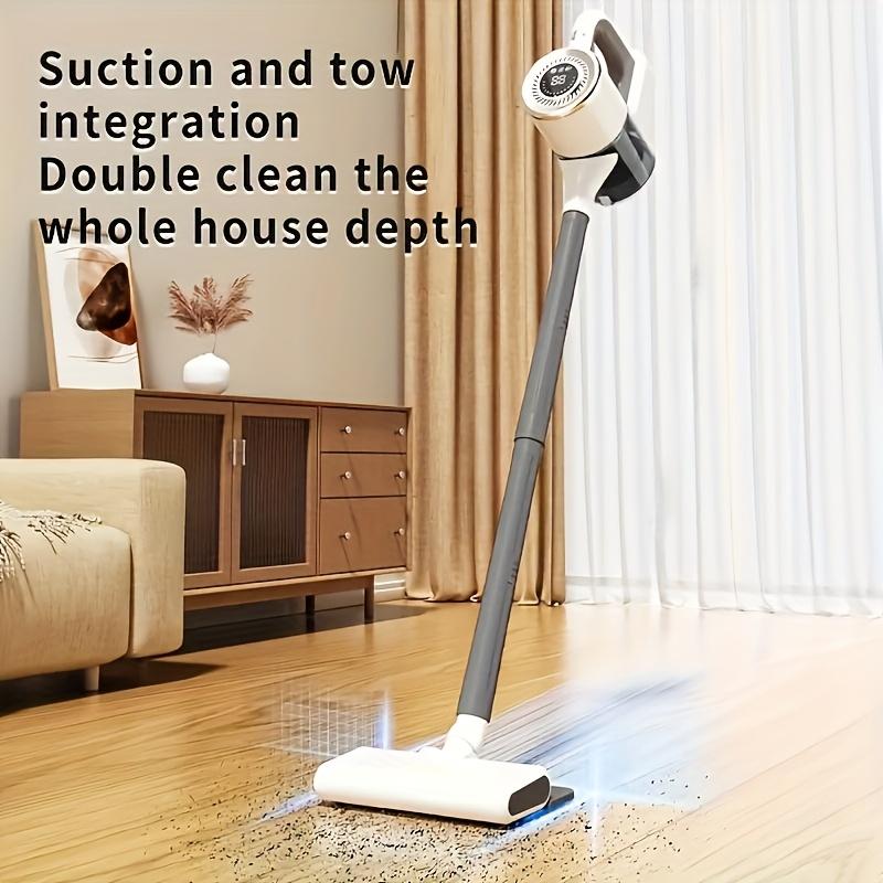 Multi-Function High-Power Cordless Handheld Vacuum Cleaner, Up to 15Kpa, 3-in-1 Automatic Spiral Deep Clean-Long Handle,Perfect for Hardwood, Ceramic, Tile Floors-Home, Office, Bedroom, Living Room Cleaning |   Durable Body Handheld,