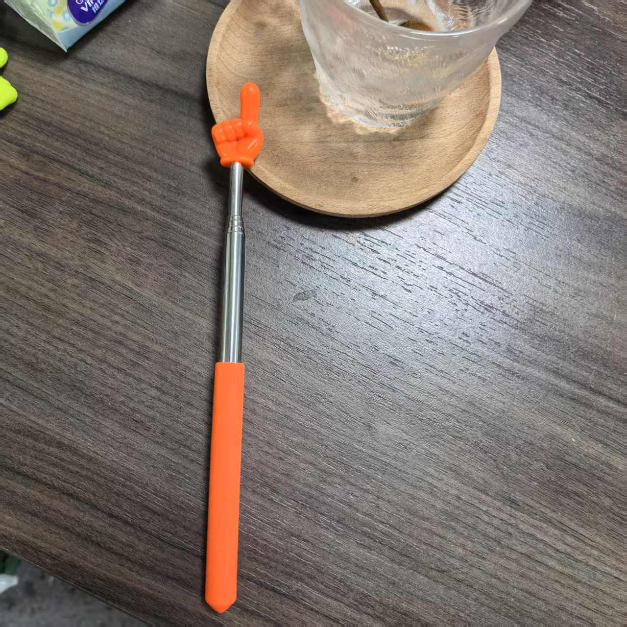 Adjustable Finger Indicator Tool, Multi-Color Teaching Aid, Stainless Steel Teaching Supplies, Ideal for Classroom and Home Use