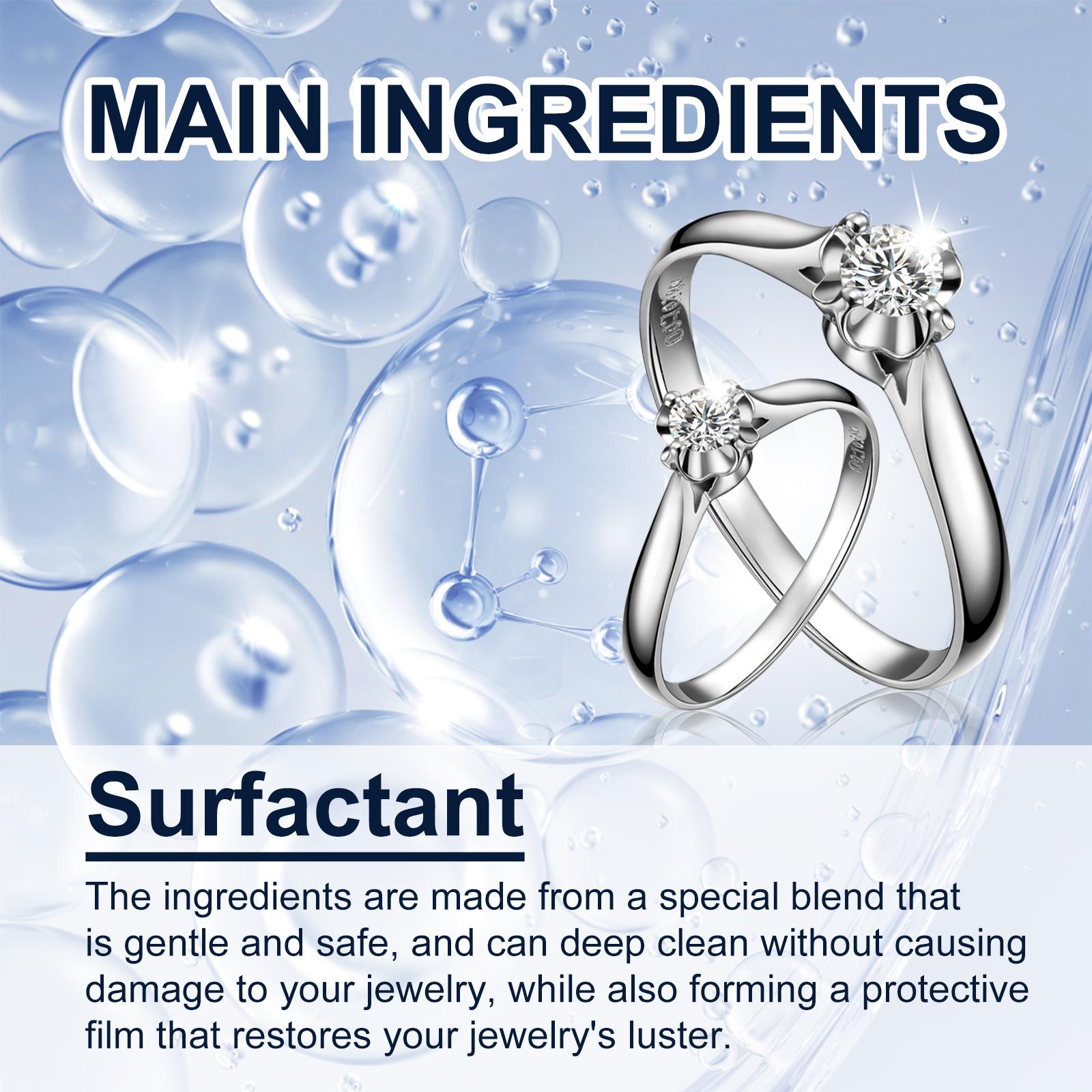 Jewelry Cleaner for Necklaces, Gold Jewelry, and Other Accessories - Removes Tarnish, Prevents Oxidation, and Maintains Cleanliness