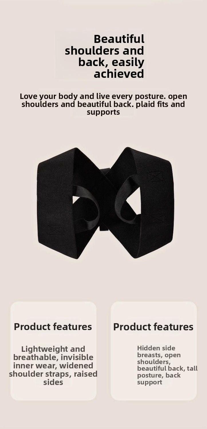 Corrective strap open shoulder straight back anti-sinking shoulder hunchback supine push open shoulder back training strap breathable unisex Support Correction Posture