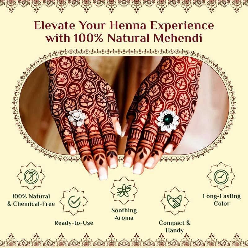 3pcs Henna Paste Temporary Tattoo Paste Waterproof Half-Permanent Henna Body Art Template, Ideal for Temporary Tattoos, Henna Designs 3pcs Henna Paste Temporary Tattoo Paste Waterproof Half-Permanent Henna Body Art Template, Ideal for Temporary Tattoos, Henna Designs
