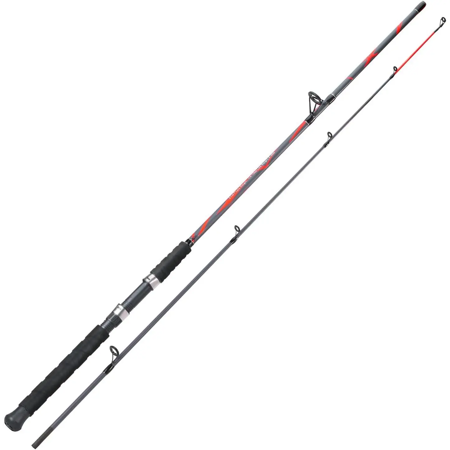 Spinning Rods,  Carbon&Glass Composite Fishing Pole with Stainless Steel Line Guides for Catfish- 7'0"
