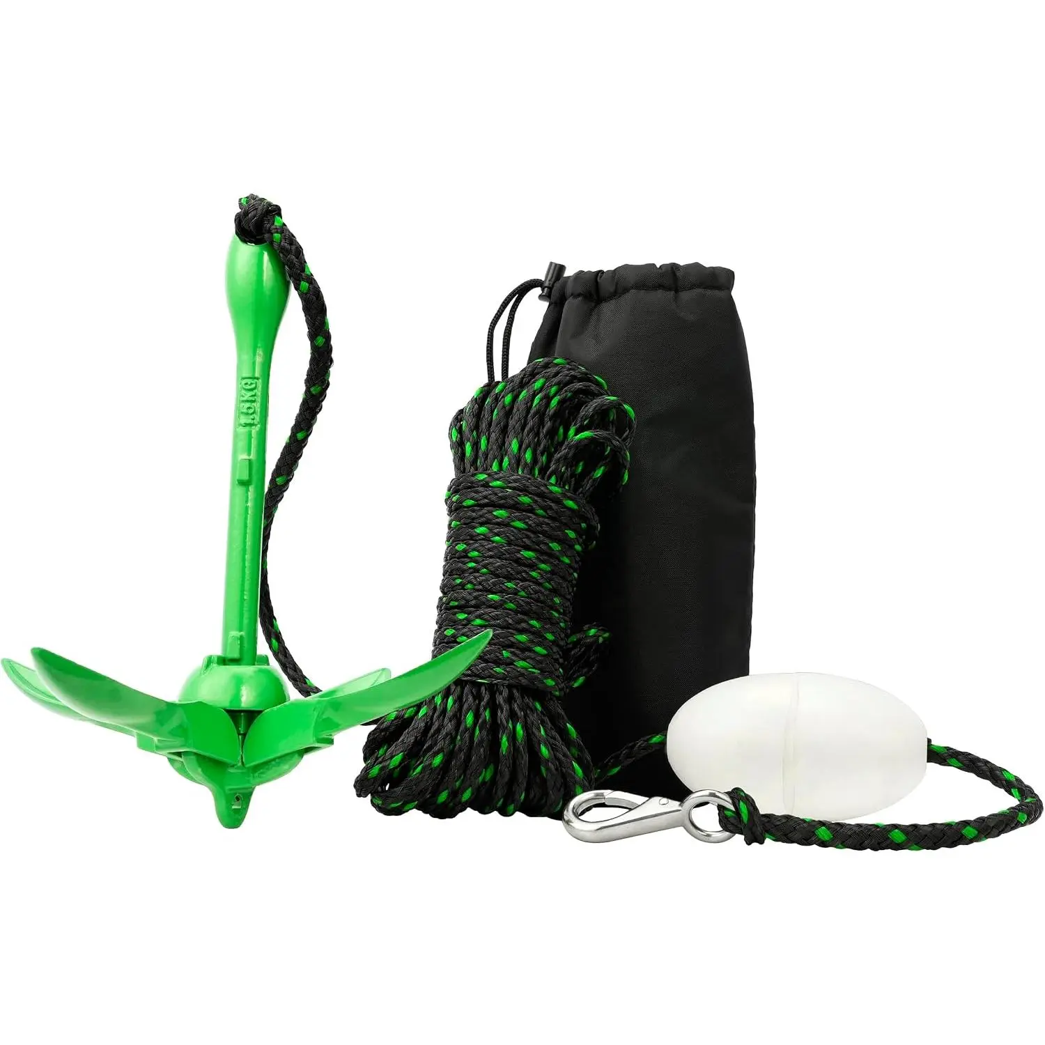 Boat Anchor 3.5 lb Folding Anchor, Grapnel Anchor Kit for Kayaks, Canoes, Paddle Boards