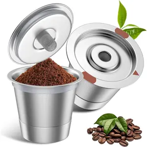Reusable K Cups for Keurig,Stainless Steel Refillable Coffee Pods - Metal K Cup Reusable Coffee Filter for K-Classic K-Elite K-Express K-Mini Keurig 1.0 & 2.0, BPA Free (2 pack)