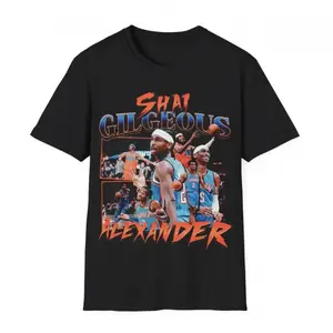 Shai Gilgeous Alexander Shirt Okc Thunder Graphic Shirt, Vintage Basketball Sweatshirt, Oklahoma City Shirt, Gift For Fan