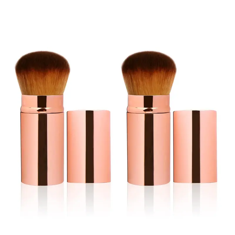 Makeup Brush Sunscreen Applicator Retractable Kabuki Blush Brush Foundation Brush for Liquid Makeup, Bronzer, Cream or Powder