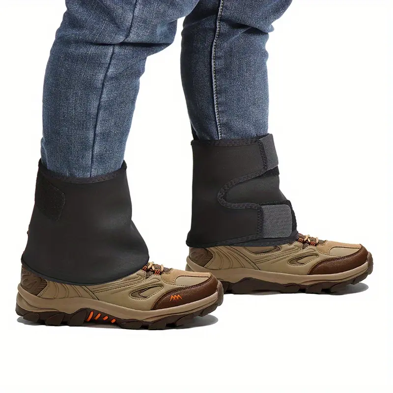 Lightweight Nylon Snow Gaiters, Sporty Anti-Tear Leg Covers for Outdoor Hiking and Mountaineering, Sporty Sports Bottoms