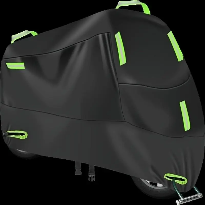 600D Motorcycle Cover, Protector, UV Protection, Scratch Resistant, Bird Dropping Proof, All Seasons, Suitable for All Motorcycles, All Weather Protection