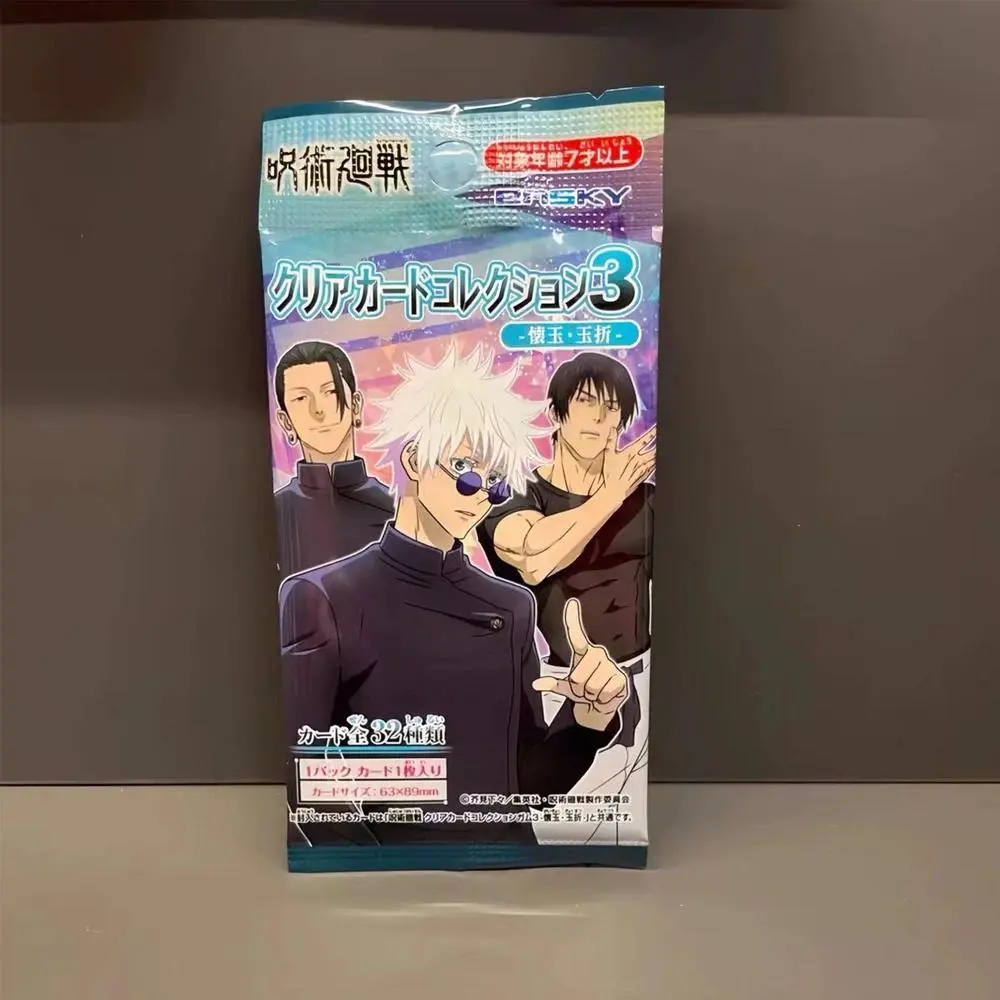 Anime Jujutsu Kaisen Cards Gojo Satoru Itadori Yuji Fushiguro Megumi Figure Flash Card Photocards Bookmark For Collection Gifts