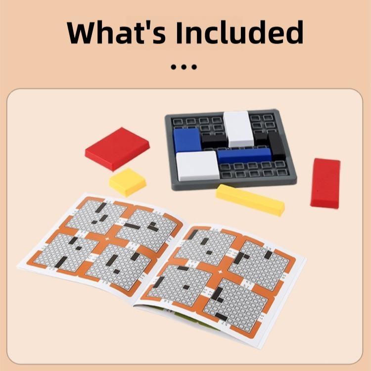 Logic Puzzle Brain Teaser Game for Kids & Adults, 88 Challenging Levels, Educational Logic Toy, Travel Games for Ages 7+ preschool montessori