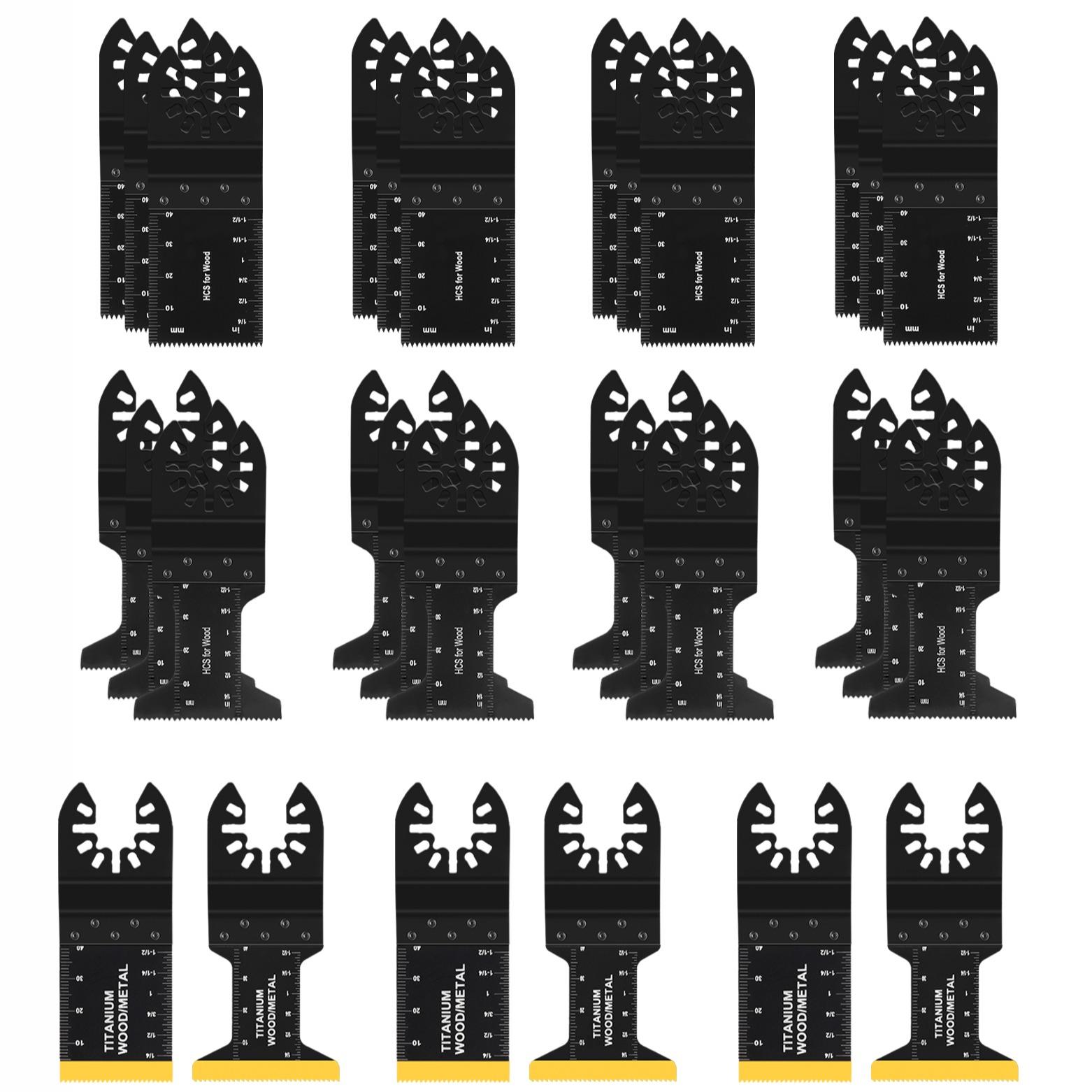 Universal Saw Blade, Multiple Sizes, Professional Blades for Oscillating Tool, Power Tool Accessories for Woodworking, Metalworking, Plastic Working