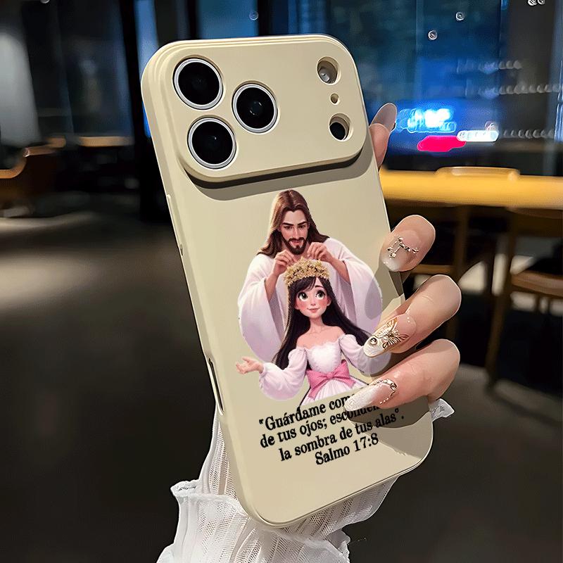 Divine Crown Blessing Soft&Flexible TPU Silicone Phone Case For iPhone 17 Pro Max AIR 16 15 14 13mini 12 11 Plus XR XSMAX Cases For Samsung Galaxy S26 Ultra S25 Edge S24 S23 S22 Plus  Durable|Shockproof|Full Camera Protection